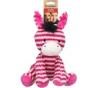 Flamingo Jouet pour Chien Azor Âne Rose | 24x24x29cm | Peluche Douce avec Couineur - Stimulant et Réconfortant pour Petits Chiens
