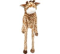Jouet Chien - Girafe Garry Brune L - Peluche Douce avec couineur - Jouet XXL pour Chien - 30x20x96cm