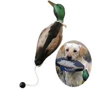 Jouet Chien Indestructible,Jouet Antichoc en Forme de Canard,Jouet de Formation de ChienLancer des Compétences de Récupération de Chasse de Chien,Pour Moyens et Grands Chiens (Canard colvert)