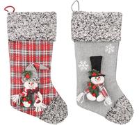 Flamingo Jouet pour Chien Westley Bas de Noël Gris - 24x4x45cm - Possible de rempli de Snacks - avec Bruit - Pas de Choix Possible