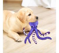 Jouet Chien Pieuvre - Peluche Chien Octopus Jouet à Mordiller | Jeu Interactif De Dentition avec Son Couchant pour Piscine Intérieure Plage Et Temps De Jeu