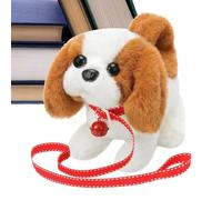 Jouet Chien Qui Marche | Animal de Compagnie Aboyant Fonctionnant sur des Piles - Jouet en Peluche Électronique Interactif d'Animal de Compagnie - pour lors des Fêtes d'Anniversaire de Noël et du Nouv