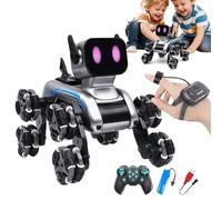 Jouet Chien Télécommandé pour | Robot Chien Intelligent - Robot Multidirectionnel pour Intérieur Extérieur Chambre Jardin Jouet Éducatif