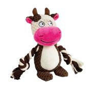 Jouet Chien Vache Coucou en Peluche Vache Interactif à Mâcher | À Mâcher Pour Chiot Pour Plage Parc Jardin Chambre Intérieur Extérieur à la Maison et en Extérieur