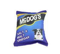 Jouet Chiot et Petit Chien à mordiller • Doudou Couineur • Mini Coussin Peluche sonore interactif • Joli Design Fun & Coloré (Imitation Snack Bleu)