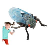 Jouet Cigada - Figures Animales Réalistes De Figurines Cigales Jouet Insecte | Science Project Cake Early Educational Toys Birthday for Kids | Grands Figurines D'insectes en Plastique