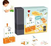 Jouet clé de logique préscolaire, Logic Key Puzzle Educational Toys for Kids,Jeu éducatif d'apprentissage logique préscolaire,Les garçons et les filles âgés de 3,4,5,6 Cognitive Skill Builder -Stufe 1