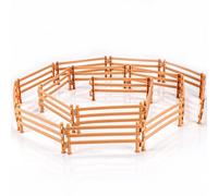 Jouet Clôture Cheval, 40 Pièces Clôture Jouets,Simulation Ferme Modèle,Mini En Plastique Jardin,Clôture Jouet Ferme,Clôture Accessoires Portique,Horse Corral Playset,Animal Cheval Action Figure