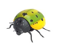 Jouet coccinelle rampante - Accessoires d'Halloween pour des farces délicates - Fausses coccinelles horreur - Jouet réaliste - Coccinelle intelligente - Évite automatiquement