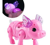 Jouet Cochon Lumineux Pour Filles, Lampe Électrique, Marche, Chant, Course À Pied, Musical, Avec Laisse, Interactif, Pour Enfants