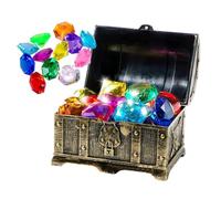 Jouet coffre au trésor - Pierres précieuses de plongée, jouet de piscine au trésor qui coule jouet de piscine | Jouets de piscine pour , fausses pierres précieuses pour la décoration de la