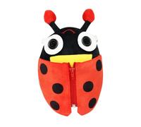 Jouet Cognitif Peluche Coccinelle Rouge 1 Pièce pour Garçon et Filles