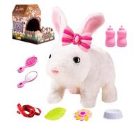 Jouet compagnon pour | animal de compagnie pour le jeu de rôle - lapin robot comme animal de compagnie | pour , garçons et filles, pour anniversaire, Nouvel An, Noël, Pâques, pour