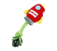 Jouet Corde Chien Mâcheurs Agressifs - Peluche Coton PP 34g, Design Fusée | Intéressant, Artefact Stimulation Ami Quatre Pattes pour Heures Plaisir Activité | Matériau Durable Facteur Divertissement In