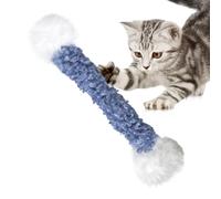 Jouet coton-tige pour chat - Jeu de soulagement du stress - Jouet interactif en peluche pour chat - Jouet Qtip en peluche pour usage , intérieur et extérieur, salon, maison, appartement