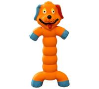 Jouet couinant pour chien à mâcher en caoutchouc de latex 19,5 cm | Jouet interactif avec son, divertissement durable résistant aux morsures pour chiots, accessoire de nettoyage de die