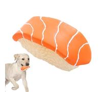 Jouet couineur à sushi pour chien - Jouet en peluche douce pour animaux de compagnie, matériau durable et résistant à la mastication, couineur intégré | Parfait pour les chiens de petite et moyenne