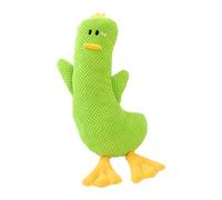 Jouet couineur en forme de canard pour chien - Jouet interactif en peluche pour chiot - à mâcher adaptés - Poupée douce pour le dressage des animaux de compagnie - Compagnon de voyage à l'heure