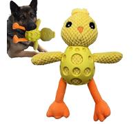 Jouet couineur en peluche anti-stress pour chien - Jouet couineur pour chien de taille moyenne - Unité de dentition distinctive - Nouveau type de valise mental - Kit mural robuste - Mallette spéciale