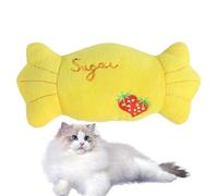 Jouet couineur en peluche - Jouet à mâcher pour chien et chat - Jouet couineur - Son interactif - Jouet à mâcher pour chiot - Jouet en relief - Intérieur doux - S