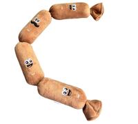 Jouet couineur en peluche pour chien résistant aux morsures - Motif saucisse - Jouet créatif résistant à l'usure - Pour intérieur et extérieur (58 cm)