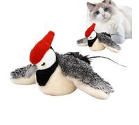Jouet couineur pour chats - Simulation d'oiseau en mouvement, puzzle pour chats | Jouet interactif avec piment pour chien pour chats d'intérieur, chatons, animaux domestiques, amusement