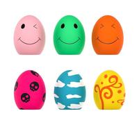 Jouet couineur pour Chien, 6 Boules rebondissantes en Latex avec couineur pour Chiots et Petits Animaux de Compagnie, Jouets sonores en Caoutchouc Souple pour Jeu interactif à rapporter