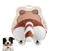 Jouet couineur pour chien | à amusante en peluche avec design popo | Pour mâcher agressivement, chatons, petites, moyennes et grandes races pour la maison, l'intérieur, les voyages et