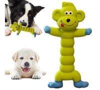Jouet couineur pour chien - Bâton à mâcher en latex de 19,5 x 11 cm, jeu interactif creux avec sifflet intégré | Entraînement amusant à rapporter et grincer les dents pour chiots et chiens de petite