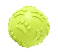Jouet couineur pour chien - Boule de dentition en latex élastique - Plaisir durable en plein air - Avantage indestructible - Objectif d'engagement - Utilisation quotidienne pour chiens