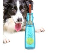 Jouet couineur pour chien - Bouteille d'eau pour chien pour mâcheurs agressifs, jeu à rapporter pour chiot pour enrichissement, stimulation, nettoyage des dents, divertissement, accompagnement de