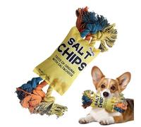 Jouet Couineur pour Chien,Jouet à Mâcher Crissant en Forme de Sachet de Chips | Accessoire de Morsure pour Chien - pour Chiens Mâcheurs Agressifs, Races Petite, Moyenne et Grande, Maison et Voyage