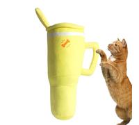 Jouet couineur pour chien, jouet à mâcher en forme de tasse d'eau - Jouet de dentition pour chien - Pour chiens de taille moyenne et grande - Pour chiens de taille moyenne et grande - Pour mastication