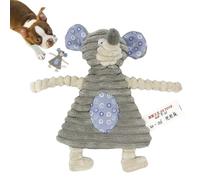 Jouet couineur pour chien, jouet à mâcher pour chien, peluche de dentition pour chiot, 13,5 x 25 cm, son couineur engageant, aide à la dentition amusante et interactive, fonctionnalité multi-usage