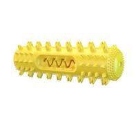 Jouet couineur pour chien - Jouet couineur robuste de 7,3 pouces - Aide à la mastication interactive - Entraîneur de brosse à dents pour chiots - Bâton résistant aux morsures pour chiens de petite