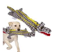 Jouet couineur pour chien | Jouet croco indestructible robuste | Crocodile interactif doux pour mâcheurs agressifs, jouet robuste indestructible en forme de crocodile