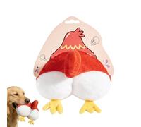 Jouet couineur pour chien - Jouet en peluche amusant avec design popo - Pour mastication agressive, chatons, petites, moyennes et grandes races - Pour la maison, l'intérieur, les voyages et