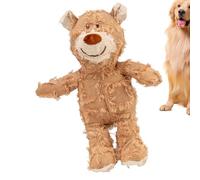 Jouet couineur pour chien - Jouet en peluche pour mâcher agressif, résistant aux morsures, son interactif - Jouet couineur pour chien