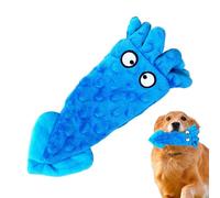 Jouet couineur pour chien - Jouet interactif en peluche pour chien - Jouet couineur amusant pour chien - Jouet à mâcher non toxique pour chien - Jouet à mâcher pour chien doux et sûr
