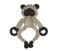 Jouet couineur pour chien, jouet vocal en forme de singe de dessin animé, jouet à mâcher en peluche, jouet à mâcher interactif pour chiens de petite, moyenne et grande taille (C)