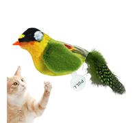 Jouet couineur pour oiseaux | Baguette à plumes interactive pour chat | Jouet pour chat avec son | Jouet interactif d'arbre à chat | Jouet pour chat à faire soi-même, jouet pour chat avec queue de