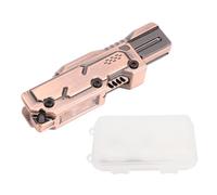 Jouet Coulissant en métal, Jouet de décompression haptique Portable en Alliage avec boîte de Rangement pour Le Bureau, la Maison, Les Voyages, soulagement du Stress, Jouet Fidget,