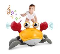 Jouet Crabe Qui Marche Bebe - Mixte - Idéal pour l'apprentissage moteur - Jouet musical avec lumières LED