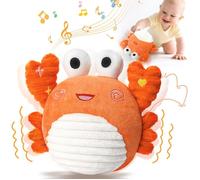 Jouet crabe qui marche -HAWUJ- peluche musicale, danse, 1-3 ans - pour cadeau enfant