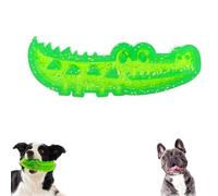 Jouet crocodile à mâcher et rapporter à alimentation lente, mangeoire interactive pour chien et jouet à mâcher pour chiens de petite, moyenne et grande taille, nettoyage des dents, jeu de puzzle et