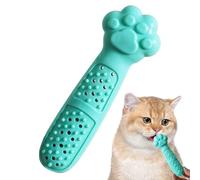 Jouet d' à chat pour brosse à dents pour chat, jouet à mâcher avec à chat pour chat | Jouet à mâcher pour animaux de compagnie avec brosse à dents en caoutchouc pour | Soins b