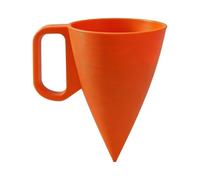 Jouet d ' entonnoir de goutte à goutte, tasse verseuse à cône moulé brillant pour bac à de plage, construction de murs de et art extérieur, accessoire de bac à, moule à cône, à