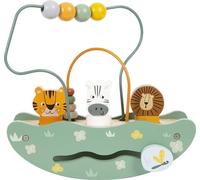 Small Foot Design Boucle de motricité Bascule « Safari » en bois dès 12 mois 12459