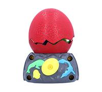 Jouet d’œufs de Dinosaure, œufs de Dinosaure à Monter soi-même pour Enfants, œuf de Dinosaure éducatif et interactif avec Coquille Qui se Fissure et Base en Forme de Volcan,