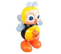 Jouet d'abeille musical - Abeille électrique éducative précoce avec musique et lumière | Jouet d'animation musicale | Chambre de jeux, salon, maison, crèche, vacances, Noël